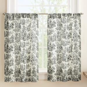 Waverly Charmed Life Classic French Country Rod Pocket Tier  Double Panel NWT